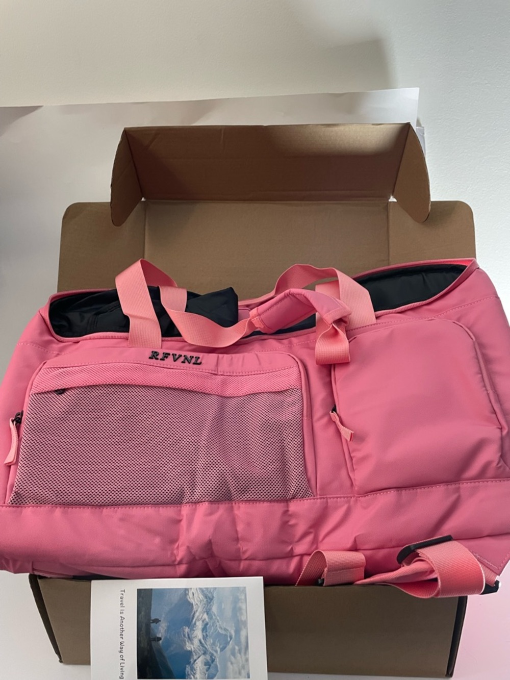Pink Mesh Tote Bag for Women